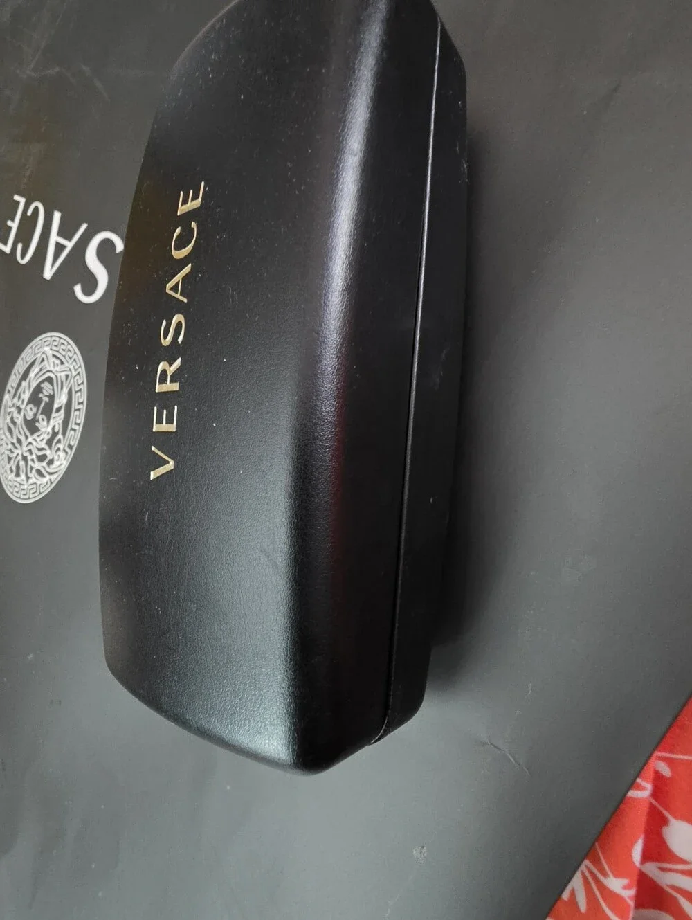 Versace Black Sunglasses Case Only - Protective Hard Shell